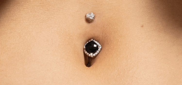 What gauge is a belly button ring